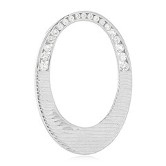 Colgante en plata con Topacio blanco