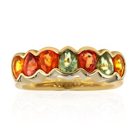 Anillo en plata con Zafiro