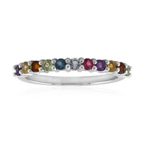 Anillo en plata con Peridoto de Birmania