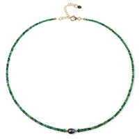 Collar en plata con Perla mística Freshwater (Riya)