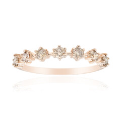 Anillo en oro con Diamante rosa de Francia de Argyle SI1
