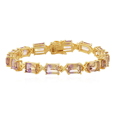 Brazalete en plata con Ametrino