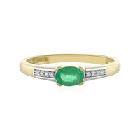 Anillo en oro con Esmeralda de Etiopía