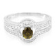Anillo en plata con Turmalina cuprífera