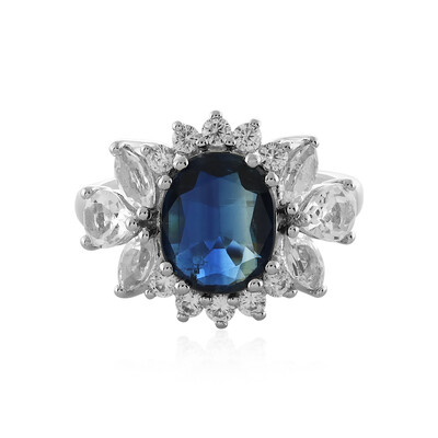 Anillo en plata con Cianita