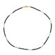 Collar en plata con Espinela negra