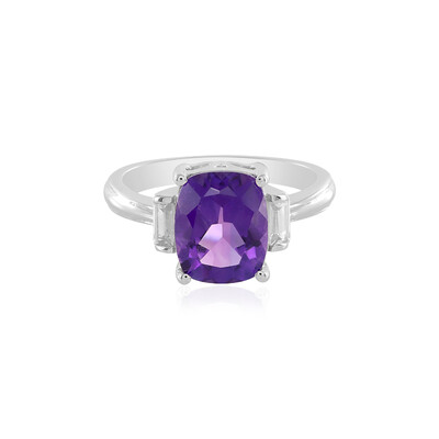 Anillo en plata con Amatista de Siberia