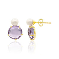 Pendientes en plata con Amatista