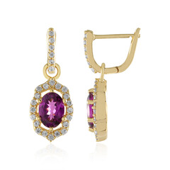 Pendientes en plata con Umbalita