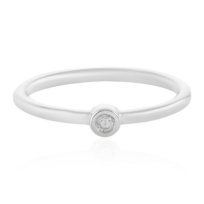 Anillo en plata con Diamante I2 (H)