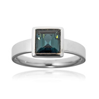 Anillo en oro con Indicolita (CUSTODANA)