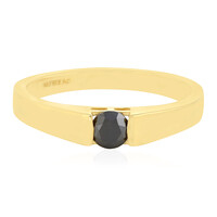 Anillo en plata con Diamante negro