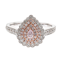 Anillo en oro con Diamante rosa I1 (CIRARI)