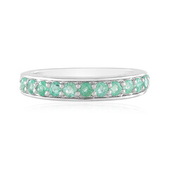 Anillo en plata con Esmeralda de Colombia