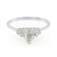 Anillo en plata con Turmalina cuprífera