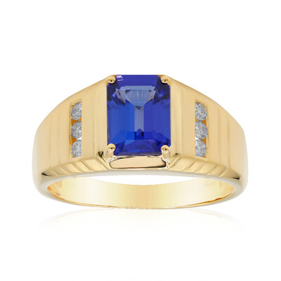 Anillo en oro con Tanzanita AAA (CIRARI)