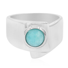 Anillo en plata con Amazonita