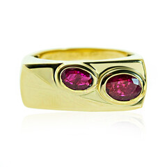 Anillo en oro con Rubí (de Melo)