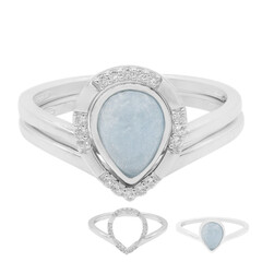 Anillo en plata con Jade