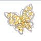 Anillo en oro con Diamante amarillo SI2 (CIRARI)