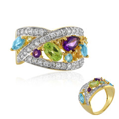 Anillo en plata con Peridoto