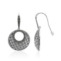 Pendientes en plata con Marcasita (Annette classic)
