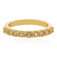 Anillo en plata con Granate imperial