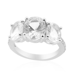 Anillo en plata con Danburita