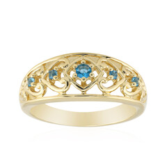 Anillo en oro con Hauyna