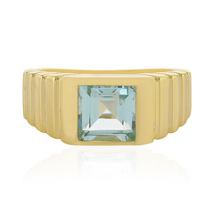 Anillo en plata con Topacio azul cielo