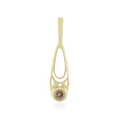 Colgante en oro con Diamante champán I2 (Ornaments by de Melo)