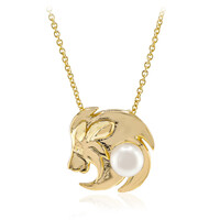 Collar en plata con Perla blanca Freshwater
