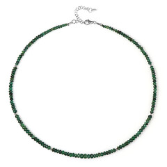 Collar en plata con Esmeralda de Zambia