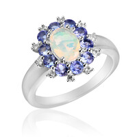 Anillo en plata con Ópalo de Welo
