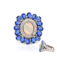 Anillo en plata con Ópalo de Welo (Dallas Prince Designs)