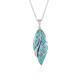 Collar en plata con Zircón (Adela Silber)