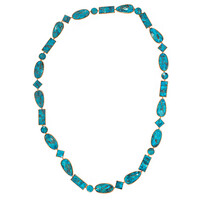 Collar con Turquesa azul cuprífera (Dallas Prince Designs)