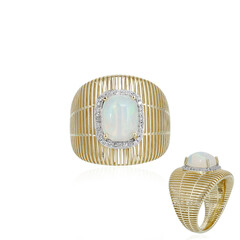 Anillo en oro con Ópalo de Welo (Ornaments by de Melo)
