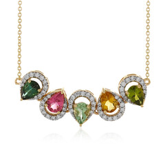 Collar en oro con Turmalina (Adela Gold)