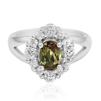 Anillo en plata con Andalucita