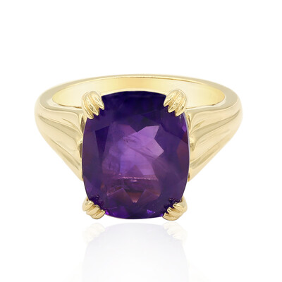 Anillo en plata con Amatista de Zambia