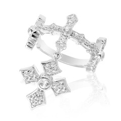 Anillo en plata con Zircón (Dallas Prince Designs)