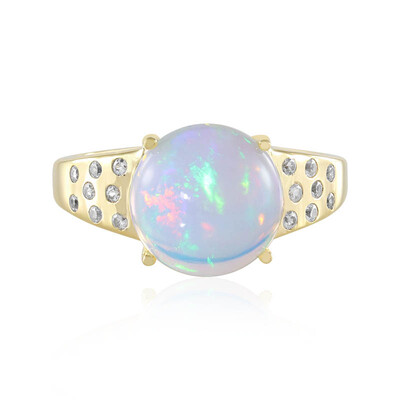 Anillo en plata con Ópalo de Welo