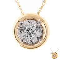 Collar en oro con I1 (I) Diamante