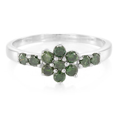 Anillo en plata con Diamante fantasía
