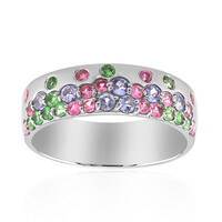 Anillo en plata con Tanzanita