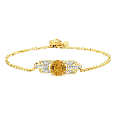 Brazalete en plata con Citrino (Remy Rotenier)
