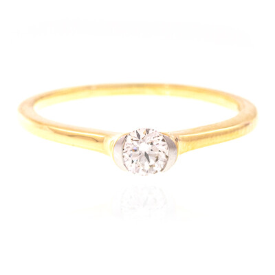 Anillo en oro con Diamante limpio a lupa D (LUCENT DIAMONDS)