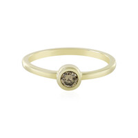Anillo en oro con Diamante champán I4