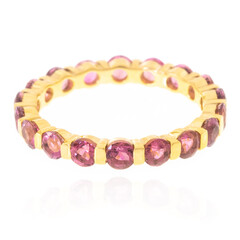Anillo en plata con Turmalina rosa